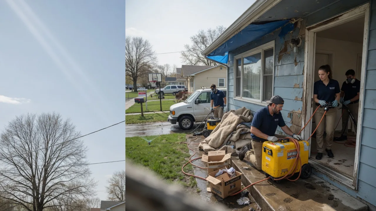 Basement Flood Cleanup in Mcfall, MO near me